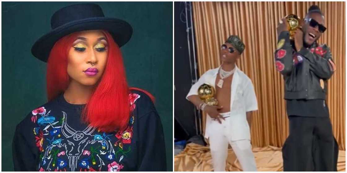 Fans come for Cynthia Morgan as she criticises Burna Boy, Wizkid's new song Fans come for Cynthia Morgan as she criticises Burna Boy, Wizkid's new song