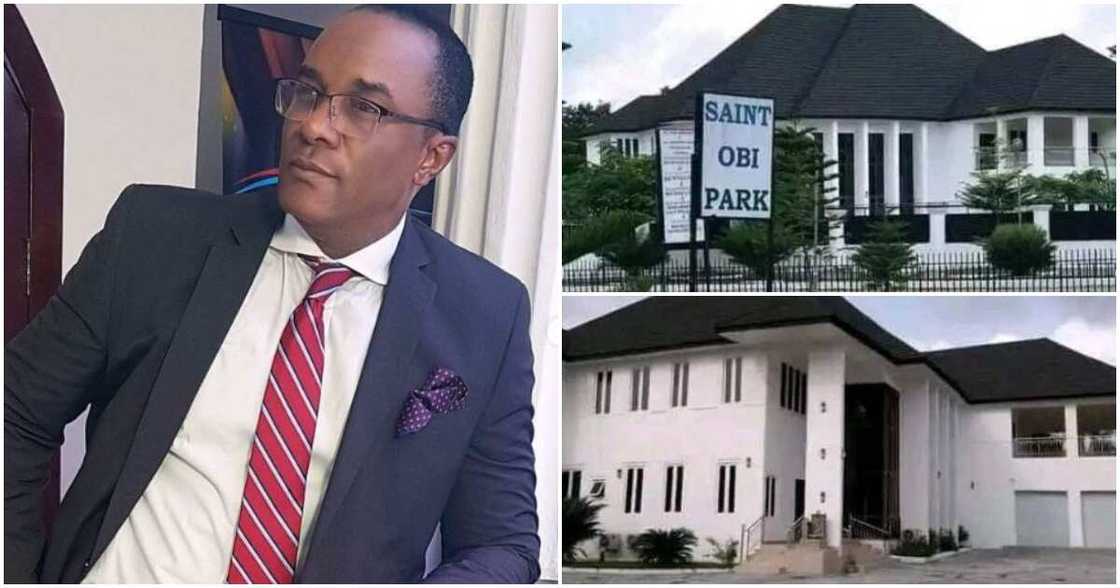 Late actor Saint Obi and his mansion Late actor Saint Obi and his mansion