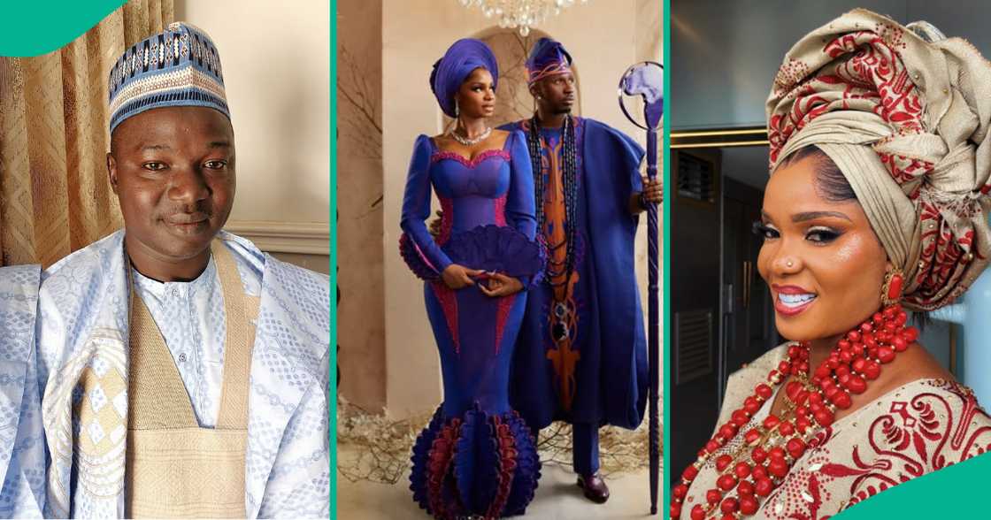 Nigerian man draws people's attention to something he noticed about Priscilla at her wedding Nigerian man draws people's attention to something he noticed about Priscilla at her wedding