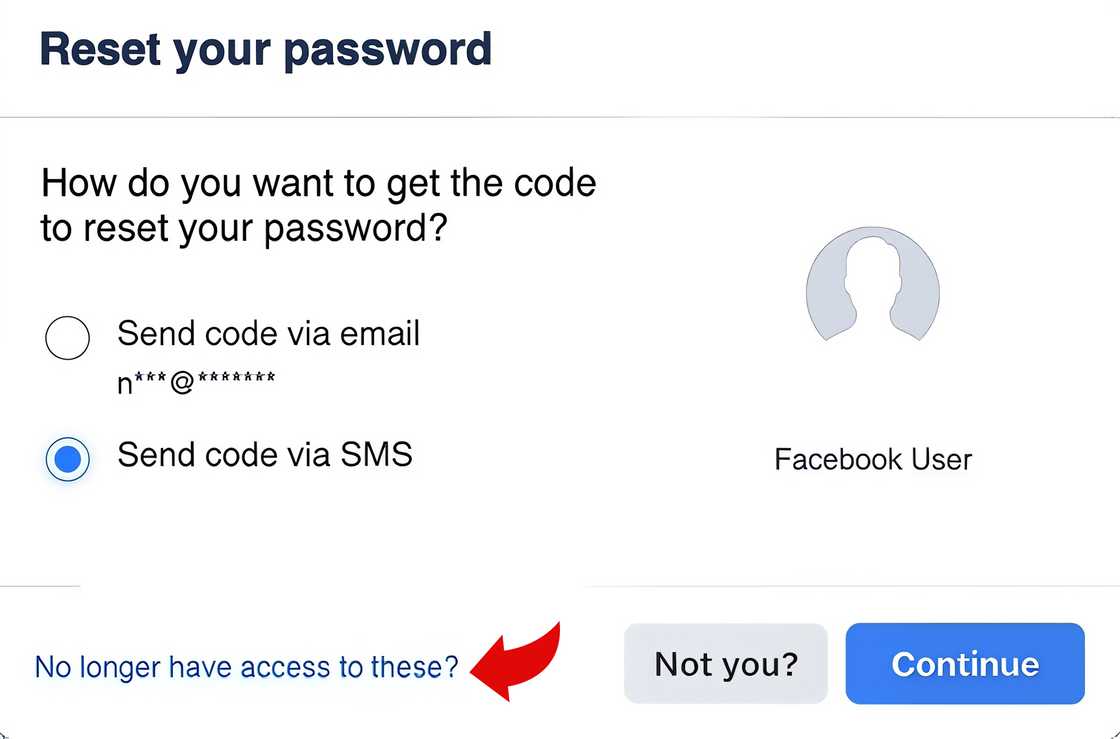 Screenshots of a Facebook account recovery process Screenshots of a Facebook account recovery process