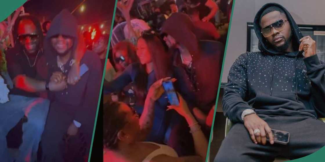 Kizz Daniel spotted with Iyanya at club. Kizz Daniel spotted with Iyanya at club.