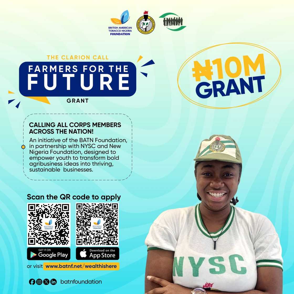BAT Nigeria Foundation Opens Applications for Farmers for the Future Grant BAT Nigeria Foundation Opens Applications for Farmers for the Future Grant