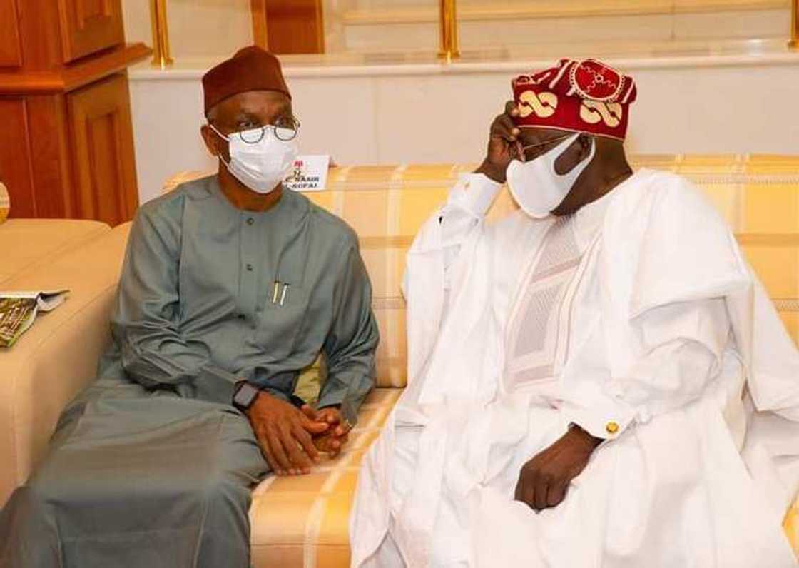 Bola Tinubu, Kaduna state governor, Nasir El-Rufai, APC, 2023 presidential election, delegates Bola Tinubu, Kaduna state governor, Nasir El-Rufai, APC, 2023 presidential election, delegates