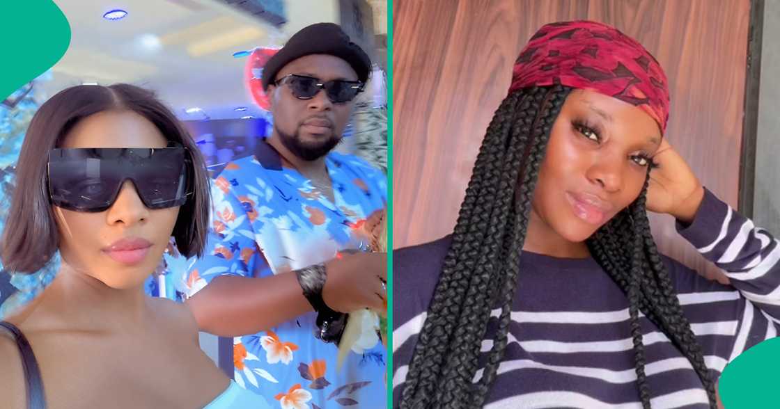 A Nigerian woman finds her husband sleeping after finally agreeing to follow her to watch a movie. A Nigerian woman finds her husband sleeping after finally agreeing to follow her to watch a movie.