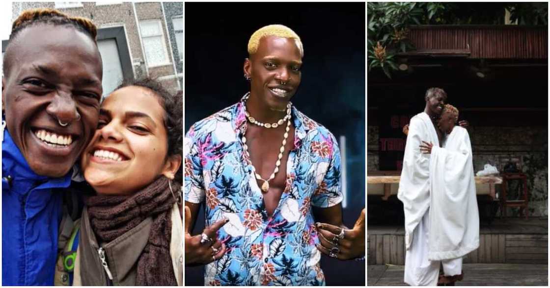 Big Brother Naija season 7's housemate Hermes and his girlfriend Big Brother Naija season 7's housemate Hermes and his girlfriend