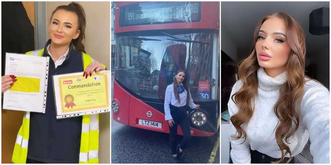 24-year-old female Oyinbo bus driver cries out, says she has many rude customers because of her gender 24-year-old female Oyinbo bus driver cries out, says she has many rude customers because of her gender