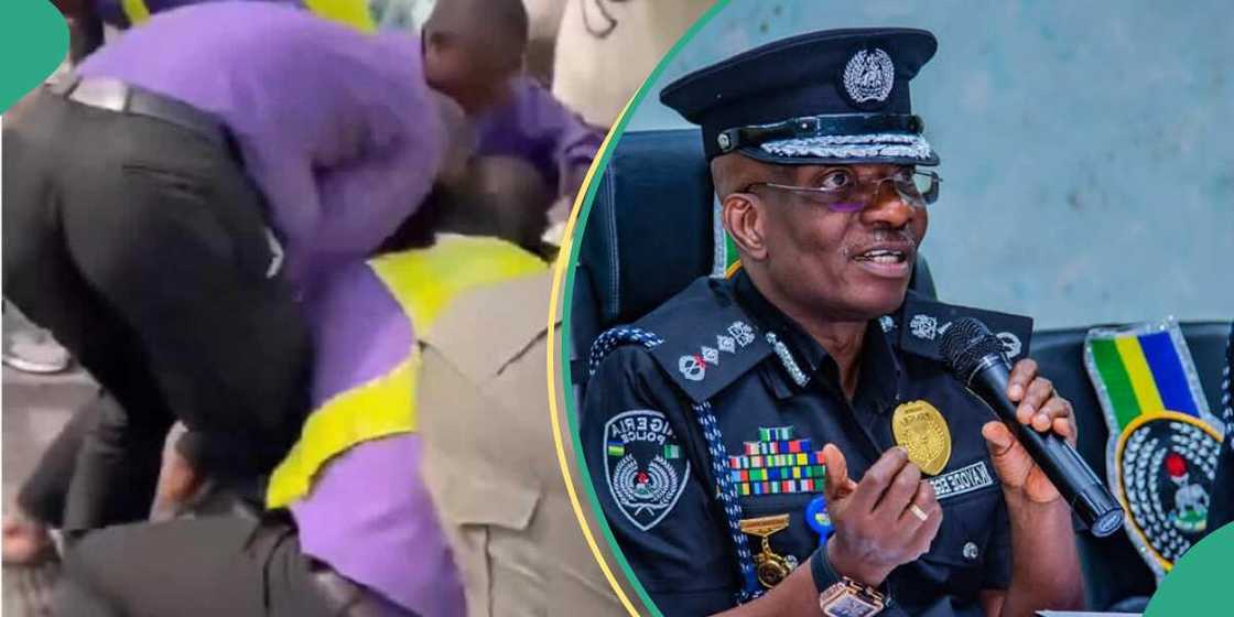 Policemen seen picking money at Benin Airport in viral video Policemen seen picking money at Benin Airport in viral video