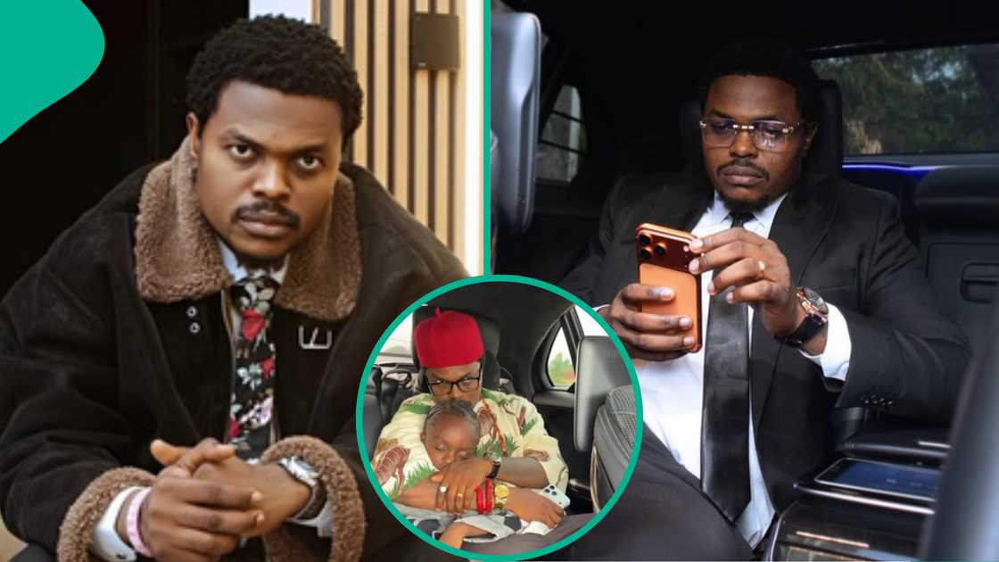 Blord shares heartwarming video of him and his son in a car.