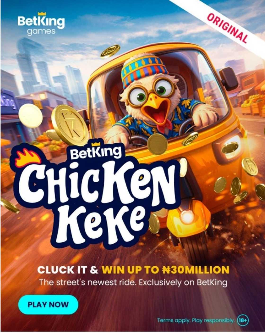 BetKing Launches Street-Inspired ‘Chicken Keke’ Game with Multipliers Up to 1,000,000x