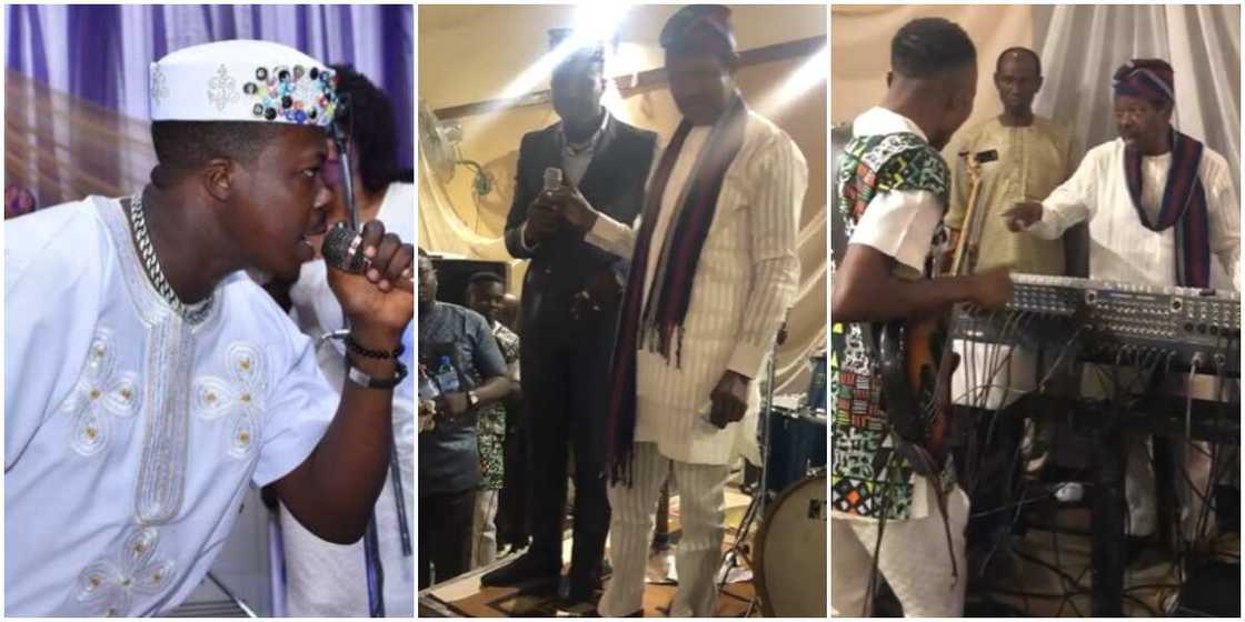King Sunny Ade and son King Sunny Ade and son