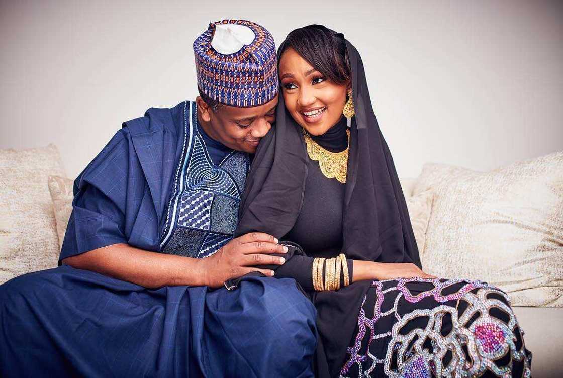 Zahra Buhari da Ahmad Indimi