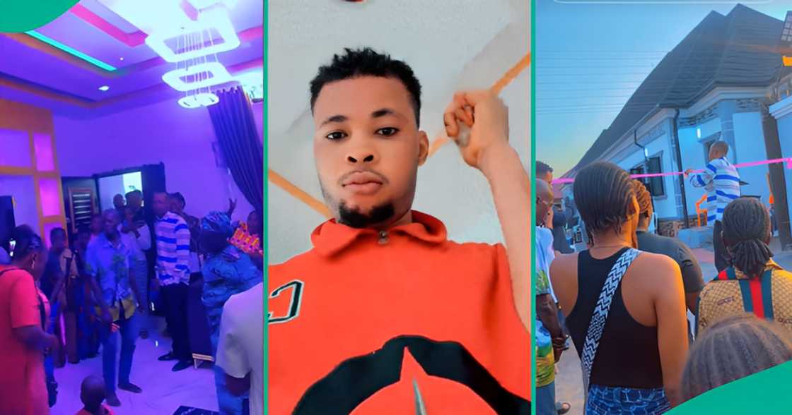 Man Hosts Housewarming Party as He Builds Big House, Flaunts Beautiful Interior in Sweet Video Man Hosts Housewarming Party as He Builds Big House, Flaunts Beautiful Interior in Sweet Video