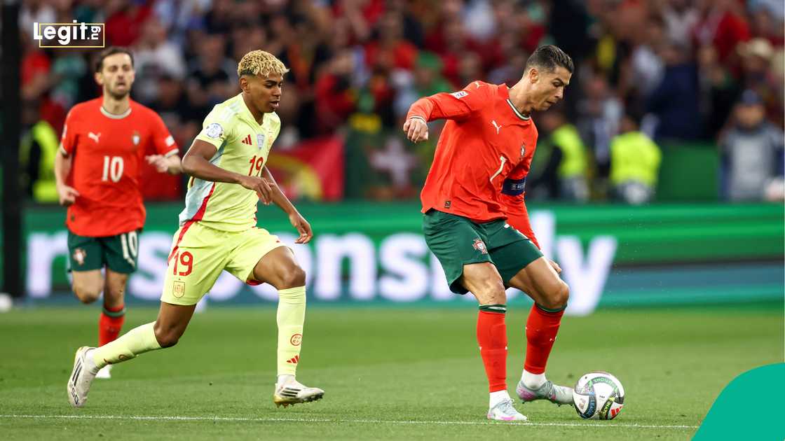 Cristiano Ronaldo, Portugal, Lamine Yamal, Spain, Germany. Cristiano Ronaldo, Portugal, Lamine Yamal, Spain, Germany.