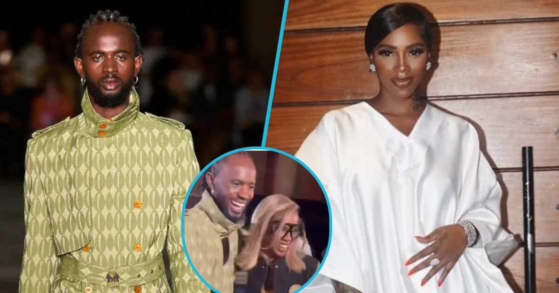 Photos of Black Sherif and Tiwa Savage. Photos of Black Sherif and Tiwa Savage.