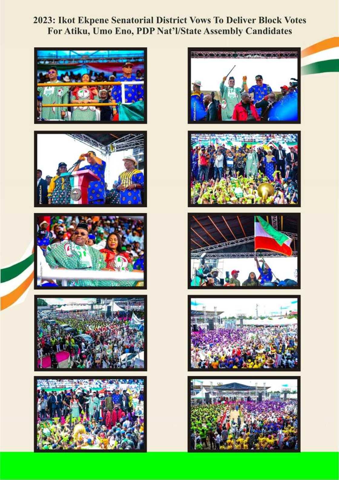 2023: Ikot Ekpene Senatorial District Vows to Deliver Block Votes For Atiku, Umo Eno, PDP Nat'l/State Assembly 2023: Ikot Ekpene Senatorial District Vows to Deliver Block Votes For Atiku, Umo Eno, PDP Nat'l/State Assembly