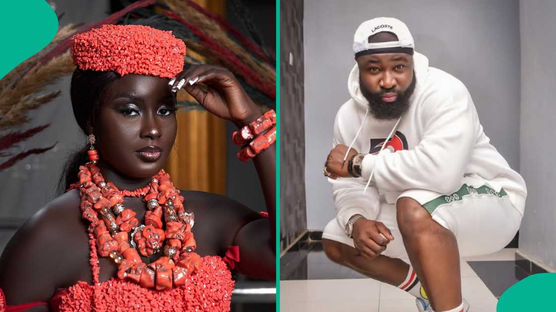 Harrysong's ex-wife Alexer claims his new girlfriend is stalking her.