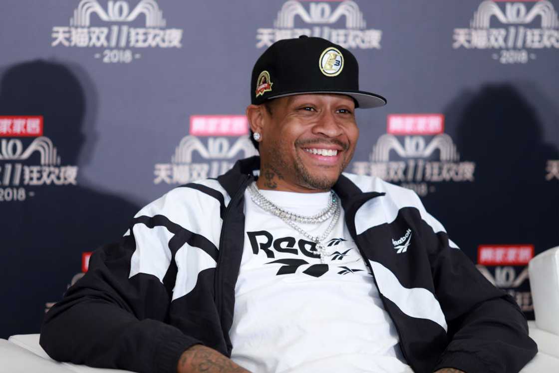 Allen Iverson in Shanghai, China. Allen Iverson in Shanghai, China.