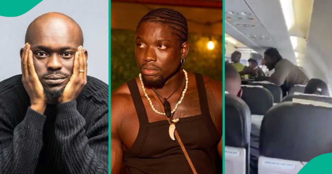 Man reacts after hearing from an eyewitness who witnessed VeryDarkMan's fight with Mr Jollof