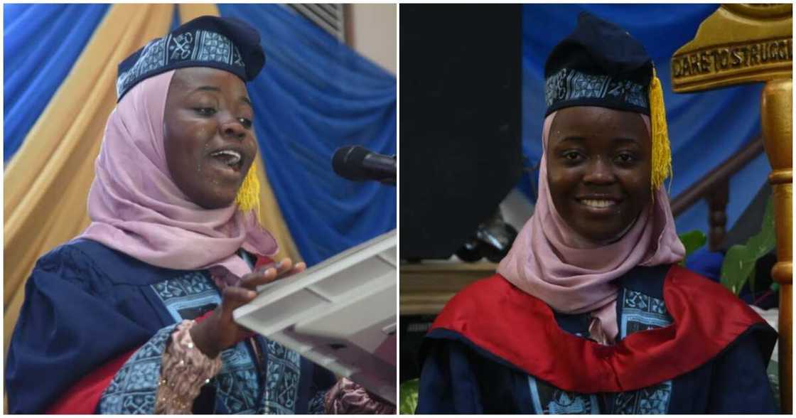 LASU best-graduating student/ Aminat Yusuf/ LASU recorder breaker LASU best-graduating student/ Aminat Yusuf/ LASU recorder breaker