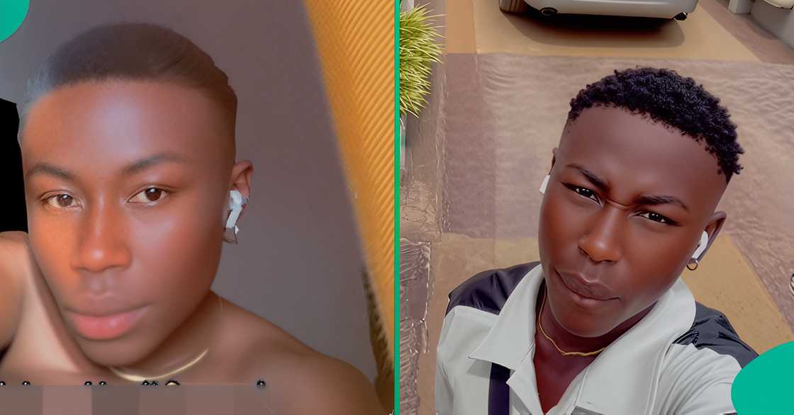 A young man cried on social media as he shared his younger brother’s last words. A young man cried on social media as he shared his younger brother’s last words.