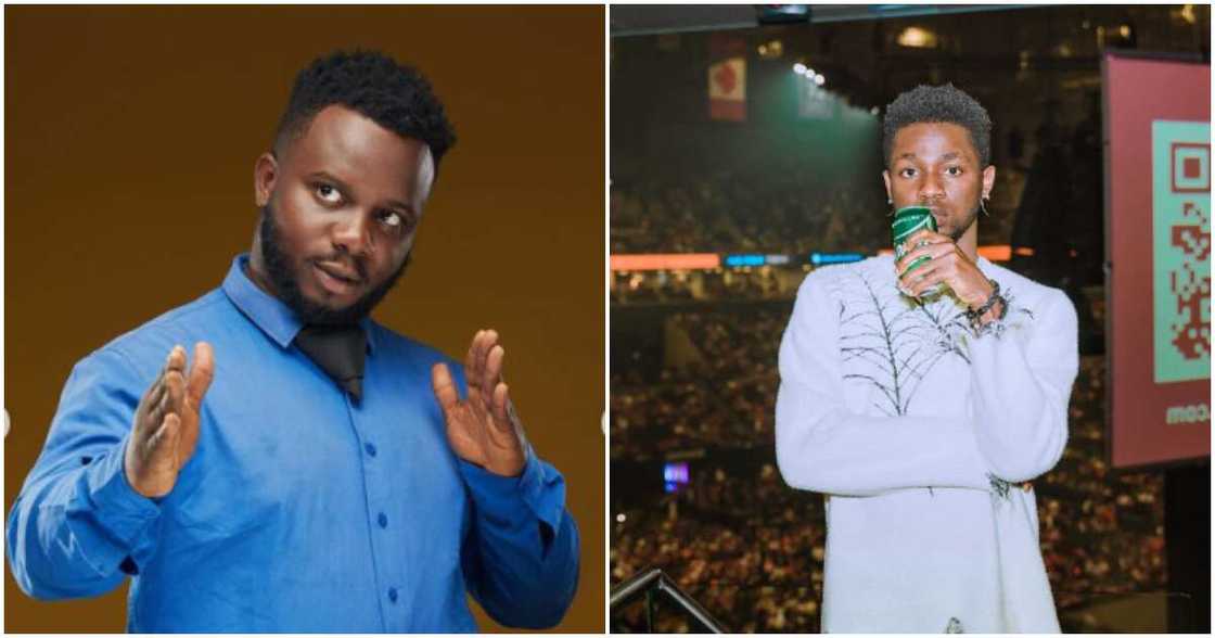 Photos of Sabinus and Omah Lay Photos of Sabinus and Omah Lay