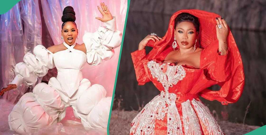 Toyin Lawani rocking her creative styles Toyin Lawani rocking her creative styles