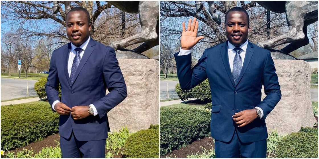 Nigerian Man Wins Big in US as He Becomes Attorney, Many Celebrate Him as Adorable Photos Go Viral