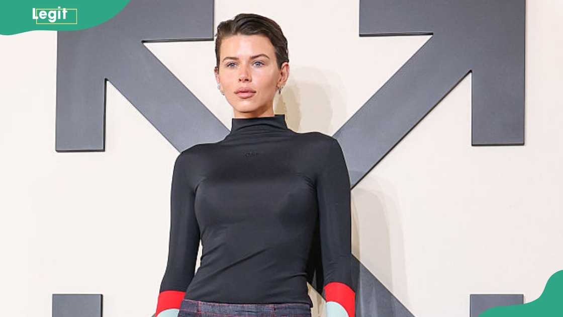 Georgia Fowler at Paris Fashion Week