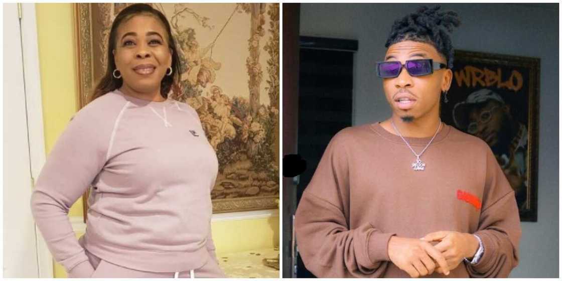 Greet Me as Many Times as Possible: Mayorkun's Mum Reacts to Singer's Hilarious Mother's Day Message Greet Me as Many Times as Possible: Mayorkun's Mum Reacts to Singer's Hilarious Mother's Day Message