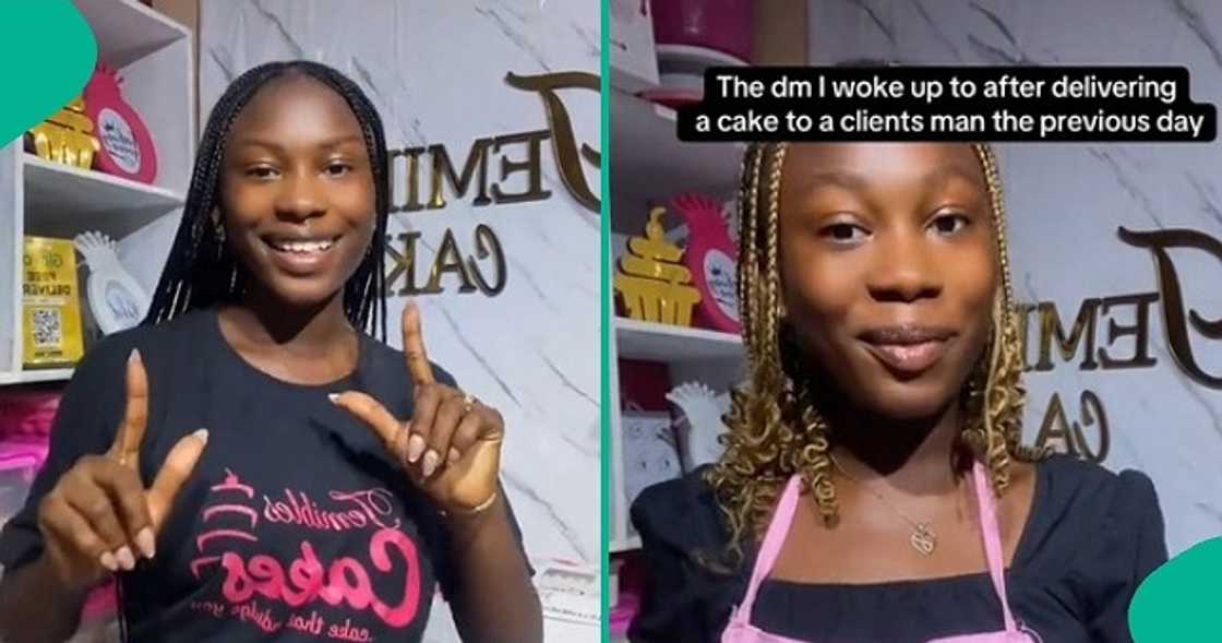 Baker who sent cake to client's boyfriend gets ordered to delete his number. Baker who sent cake to client's boyfriend gets ordered to delete his number.