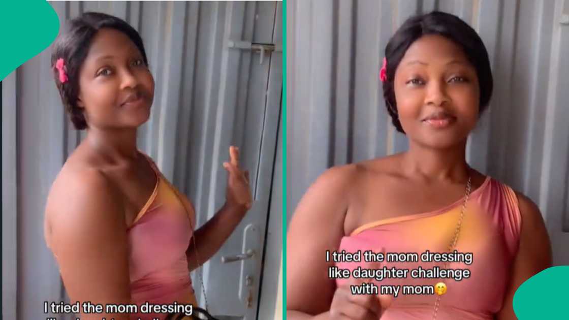 A Nigerian woman joins viral TikTok challenge. A Nigerian woman joins viral TikTok challenge.