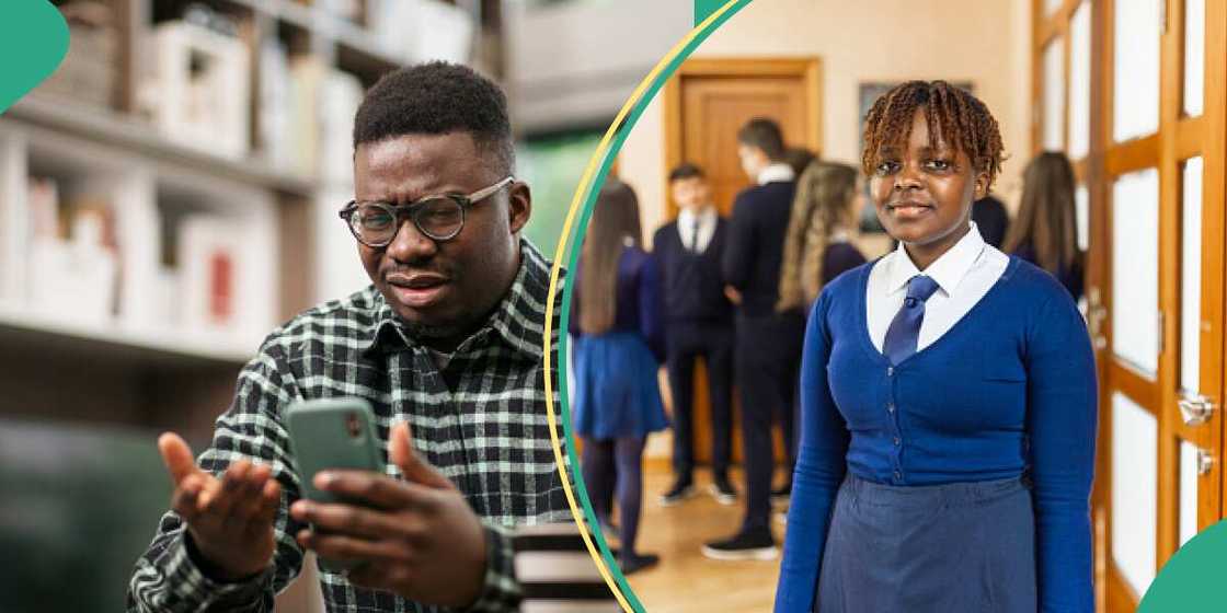 Nigerian man laments over sister's report card after he promised her N2k for each subejct she scores an A Nigerian man laments over sister's report card after he promised her N2k for each subejct she scores an A