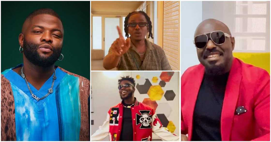 Skales, Timini. Broda Shaggi, Jim Iyke Skales, Timini. Broda Shaggi, Jim Iyke