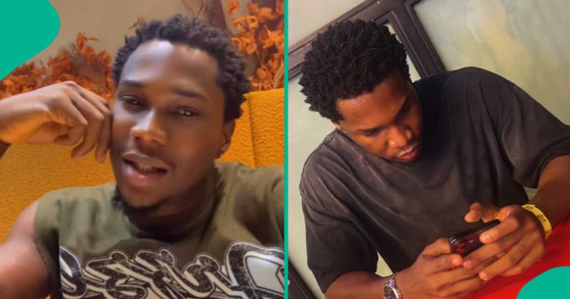 Nigerian man overhears mum disclosing how she faked tears to get money from him.