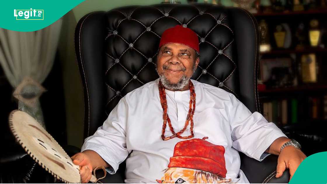 Video of Pete Edochie and Ooni of Ife at event elicts reactions