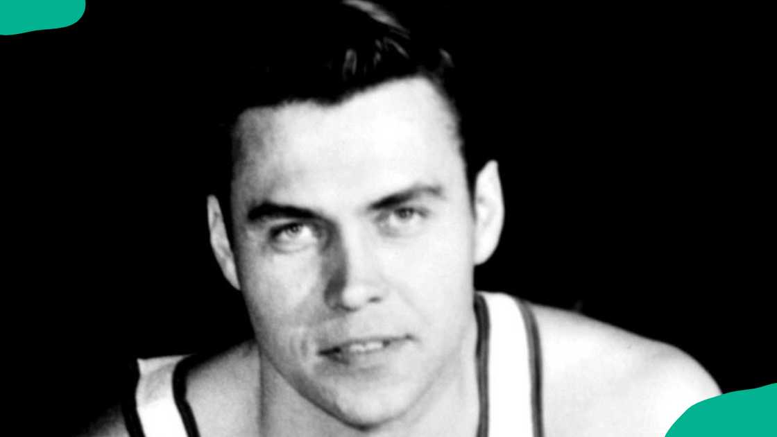 Cliff Hagan poses for the camera Cliff Hagan poses for the camera