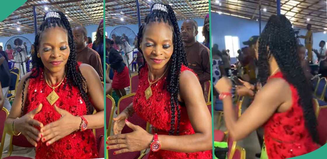 New video and pictures of Anyim Veronica at Dunamis church again emerges New video and pictures of Anyim Veronica at Dunamis church again emerges