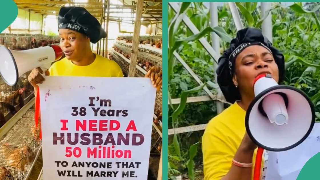 Nigerian poultry farmer searches for husband to marry her.