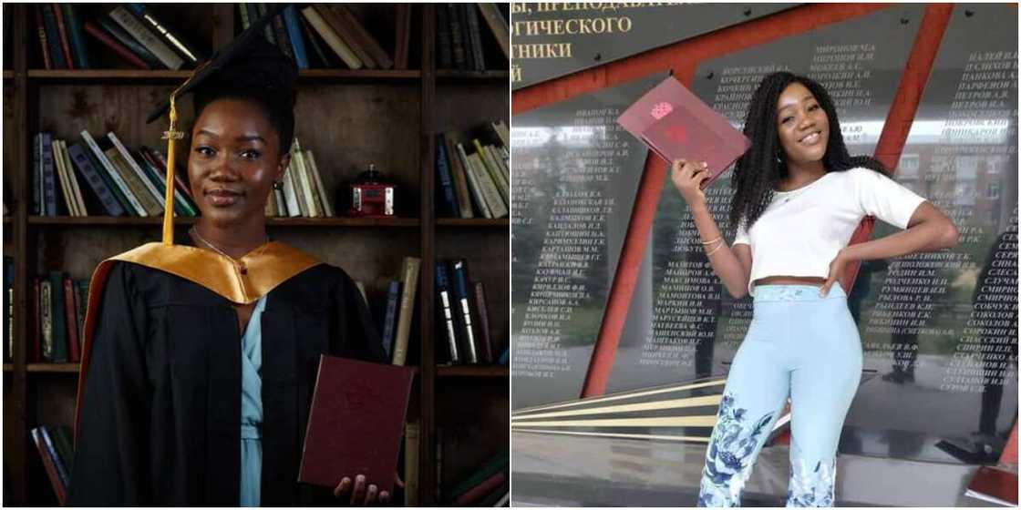 Ogechukwu Ozoani: Nigerian lady wins big in Russia, graduates with 5.0 CGPA Ogechukwu Ozoani: Nigerian lady wins big in Russia, graduates with 5.0 CGPA