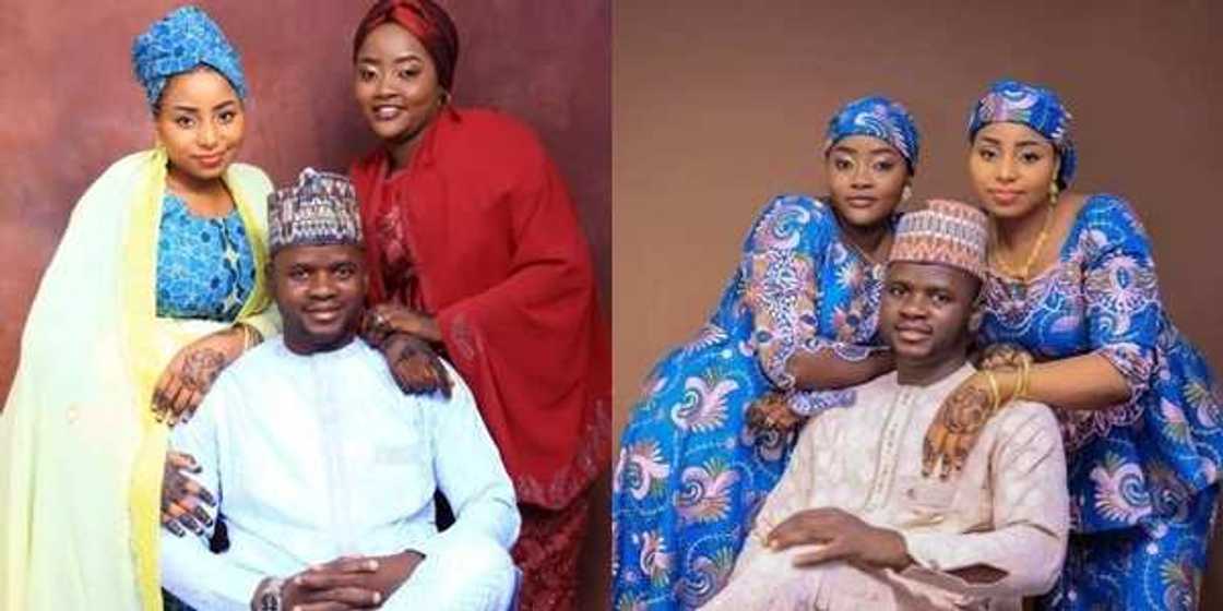 Man marries two wives on same day; says it's his dream come true as photos cause stirs on social media Man marries two wives on same day; says it's his dream come true as photos cause stirs on social media