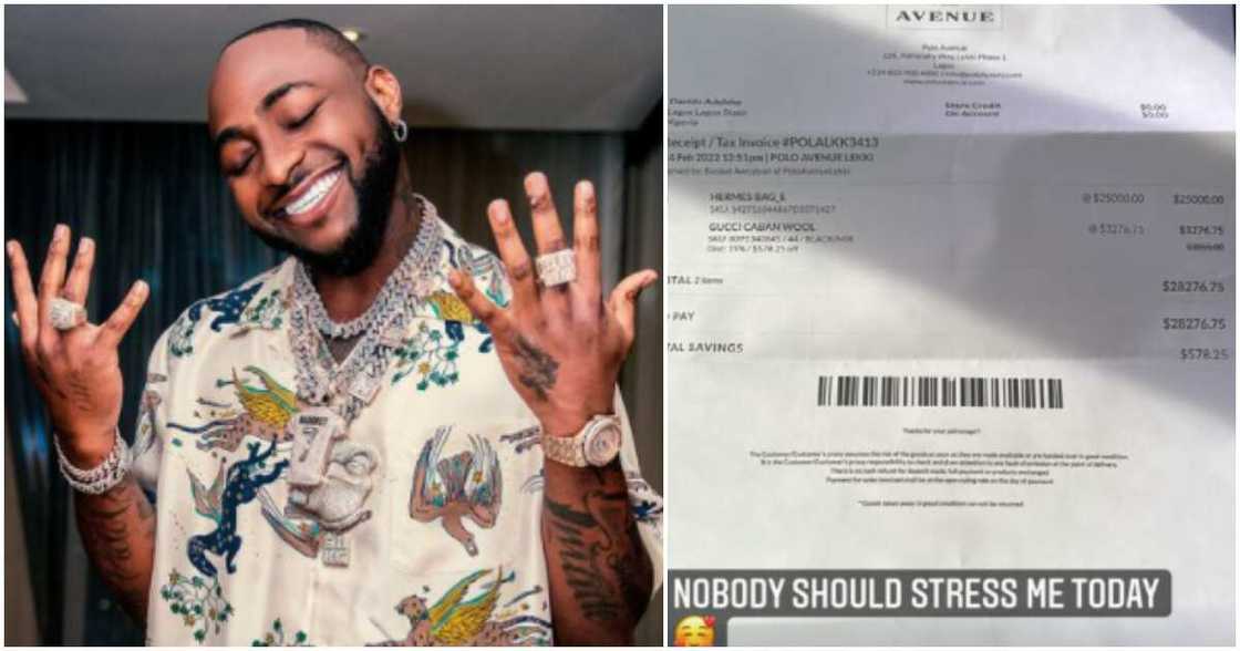 Davido spends millions on Valentine's Day Davido spends millions on Valentine's Day