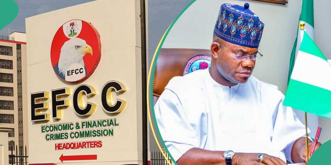 EFCC accuses colleagues, others of shielding Yahaya Bello EFCC accuses colleagues, others of shielding Yahaya Bello