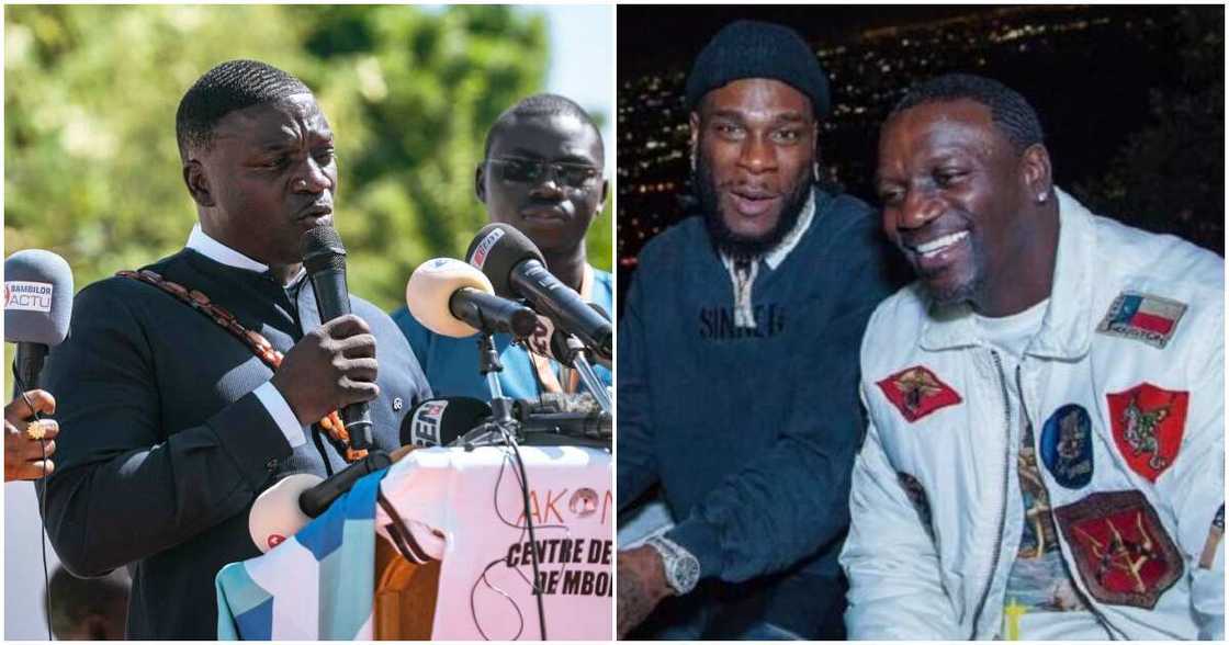 Photos of Akon and Burna Boy Photos of Akon and Burna Boy