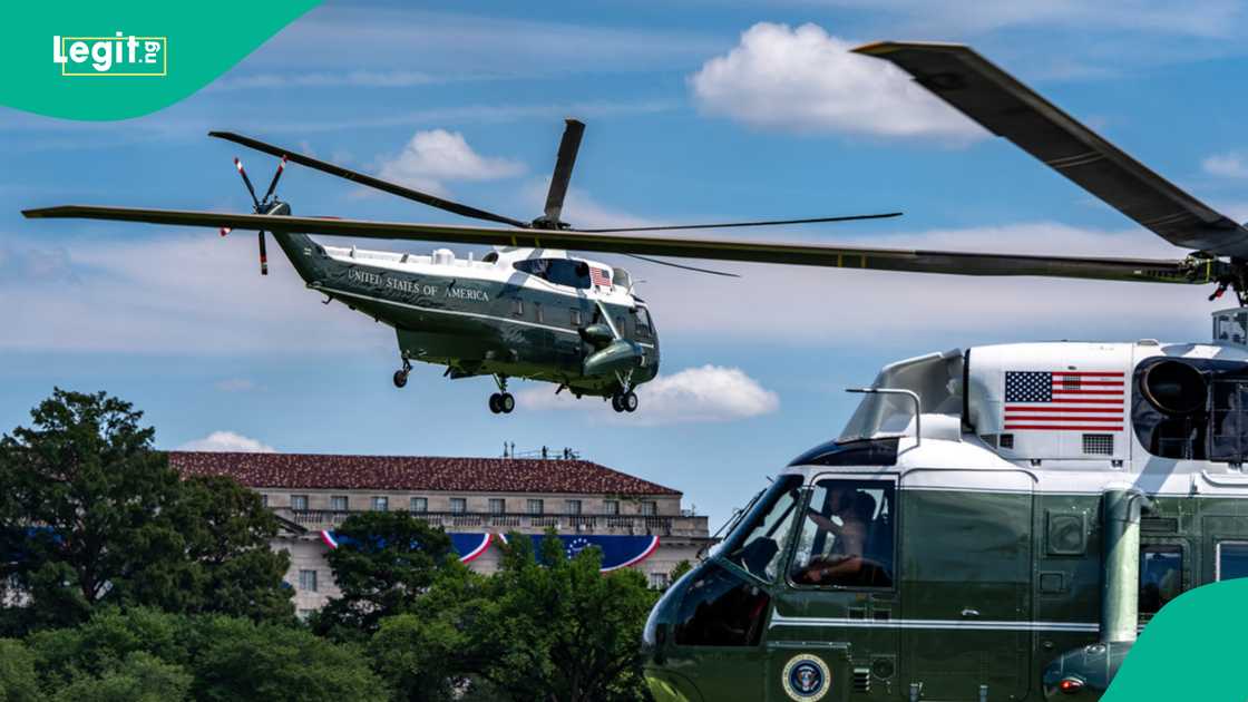 President Donald Trump's Marine One helicopter is under investigation after a potential aviation safety incident involving a nearby passenger jet in Washington airspace. President Donald Trump's Marine One helicopter is under investigation after a potential aviation safety incident involving a nearby passenger jet in Washington airspace.