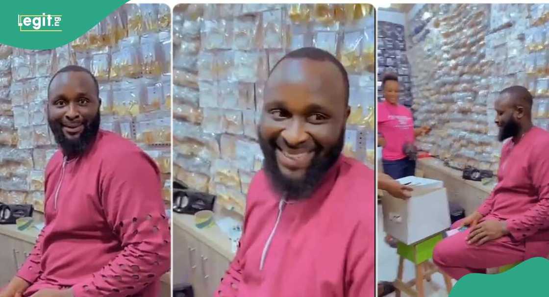 Photo of brother at shop Photo of brother at shop