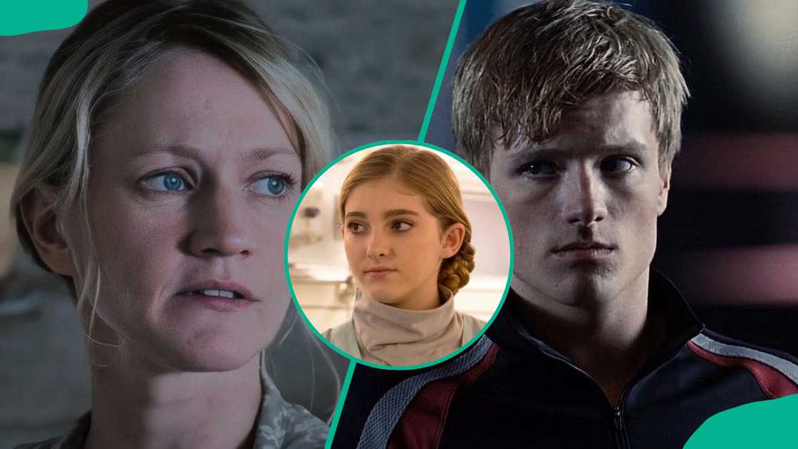 Katniss Everdeen's family: mother, sister, and husband