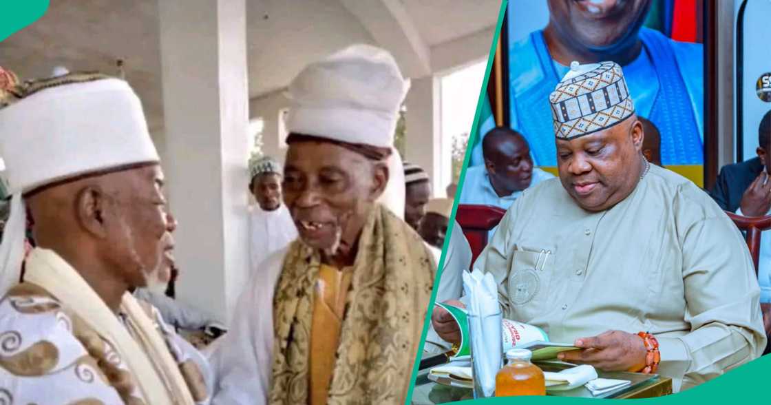 Gwamna Adeleke na jihar Osun yana mika sakon ta'aziyya game da rasuwar manyan malaman Tijjaniyya