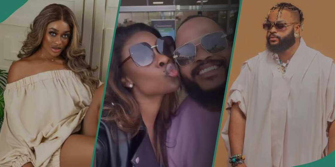 BBNaija's Uriel Oputa and Whitemoney end beef. BBNaija's Uriel Oputa and Whitemoney end beef.