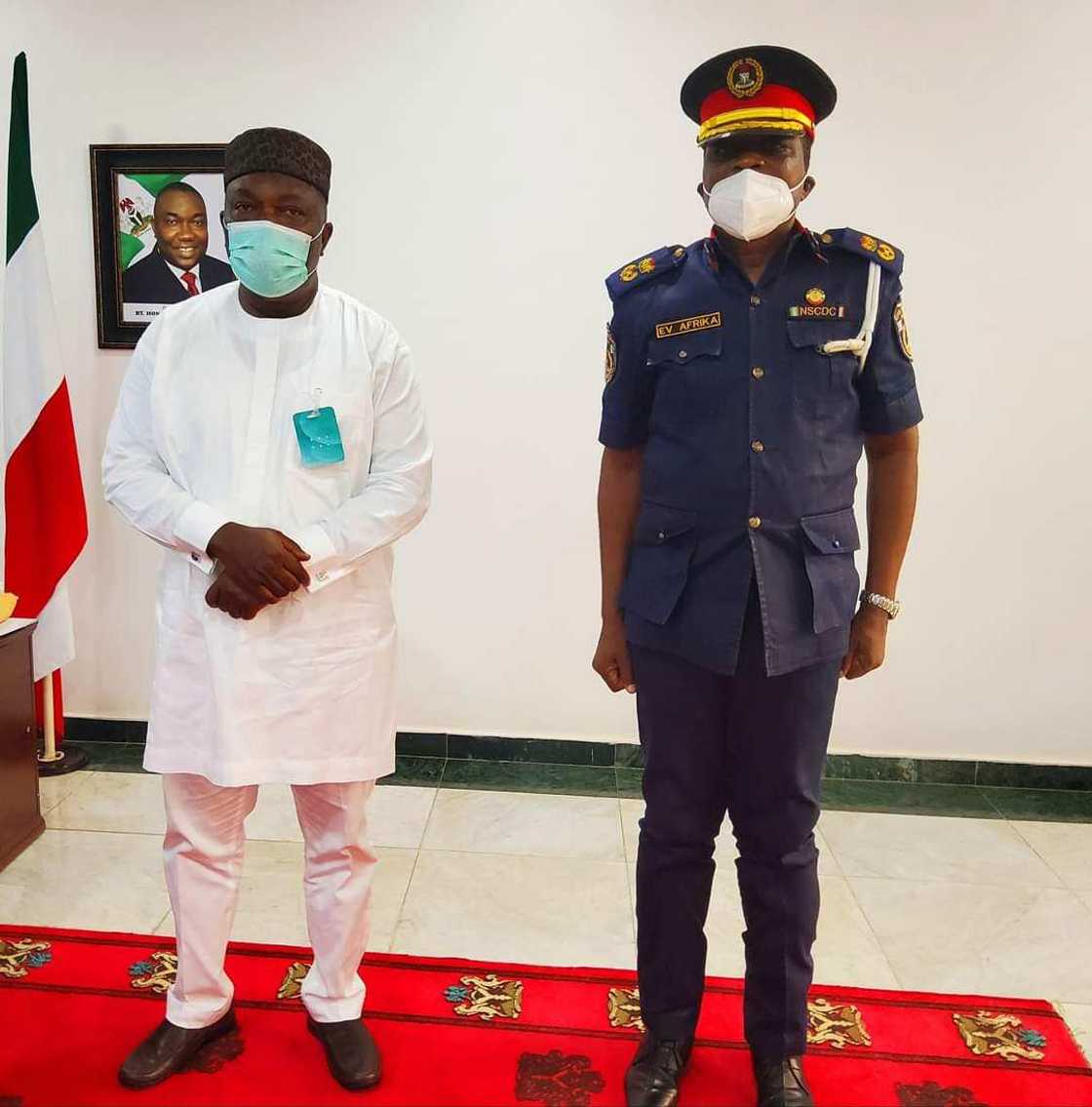 Enugu witnessing influx of people because you entrenched peace - NSCDC boss tells Gov Ugwuanyi Enugu witnessing influx of people because you entrenched peace - NSCDC boss tells Gov Ugwuanyi