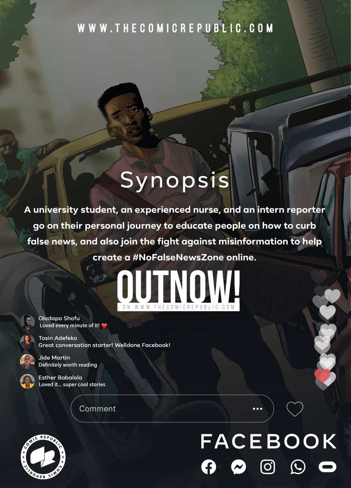 Facebook and Comic Republic Release #Nofalsenewszone Comic Book Series in Nigeria Facebook and Comic Republic Release #Nofalsenewszone Comic Book Series in Nigeria